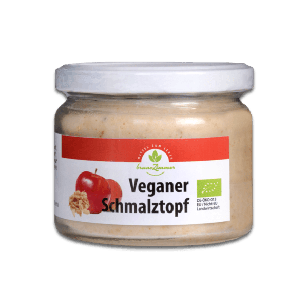 Veganer Bio Schmalz Topf