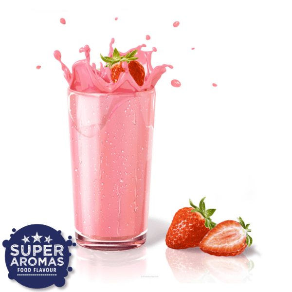 Super Aromas Milk Strawberry Lebensmittelaromen.eu